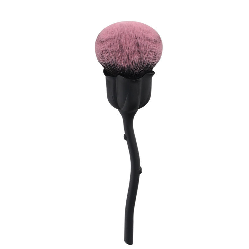 Rose makeup brush